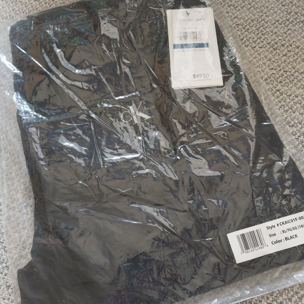 *NEW SEALED BAG* Calvin Klein Boys Pull-on Tech Stretch Twill Jogger Pants 18/20